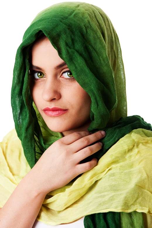 Green wedding dress afghan