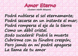 Spanish poems romantic famous Poems in