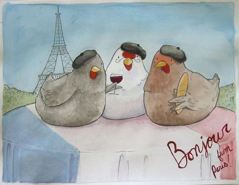Three French Hens •