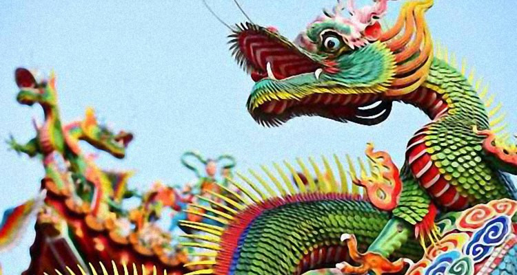 Chinese Dragon Sculpture