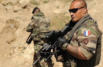 French Foreign Legion. (Photo credit should read SHAH MARAI/AFP/Getty Images)