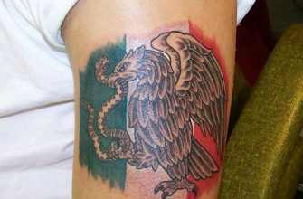 Mexican Flag Tattoos