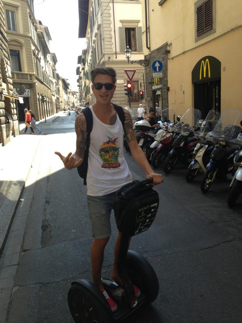 Rich on a Segway