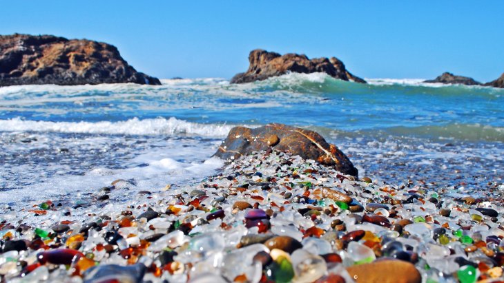 Glass Beach, California, USA