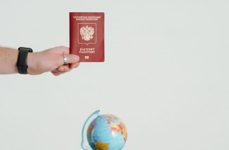 A person holding a passport, the key to living abroad legally