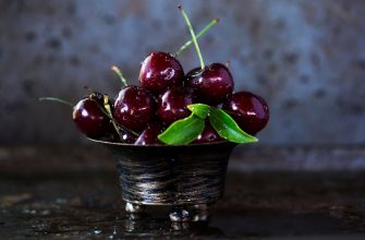 A bowl of fresh red cherries